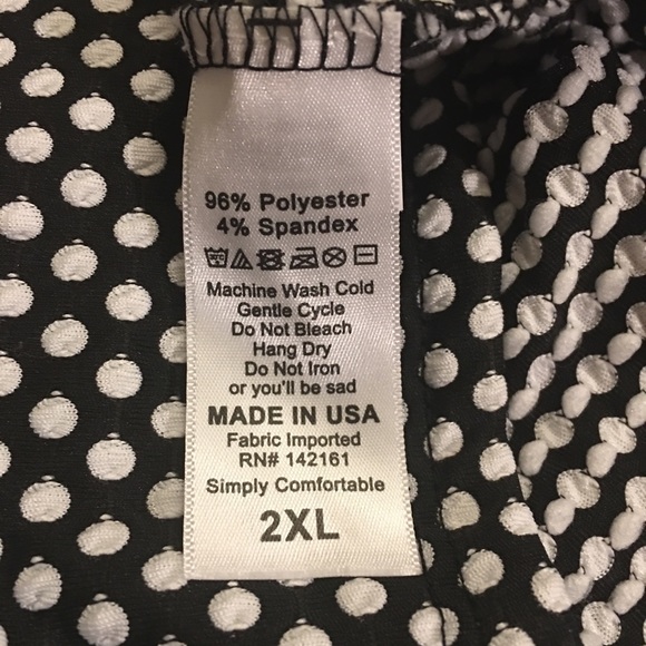 LuLaRoe Black and White Polka Dot Gigi Top - Picture 3 of 3